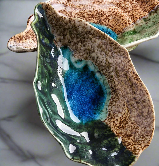 Ocean's Tide Ceramic Decorative Tray tray - Palatium Lux