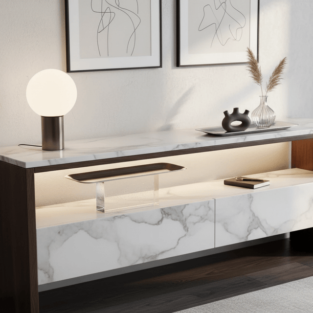 Oria Crystal Display Tray Kitchen - Palatium Lux