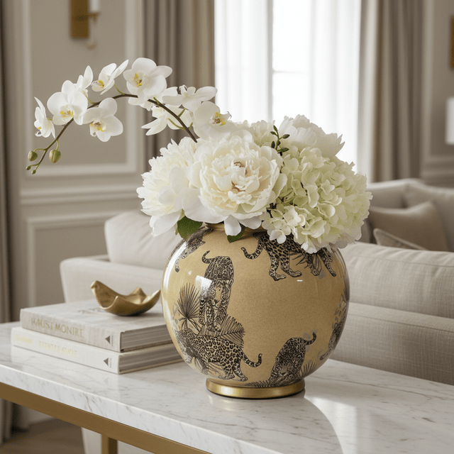 Orvani Ceramic Porcelain Vase Vase - Palatium Lux