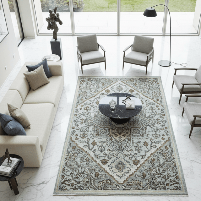 Parisa Hand Tufted Wool Rug - 5 x 8 Rugs - Palatium Lux