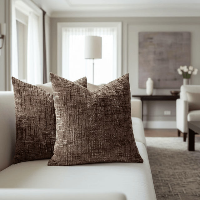 Percy Chenille Pillow Cover pillow covers - Palatium Lux