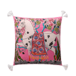 Pink Horse Parade Pillow Cover pillow covers - Palatium Lux