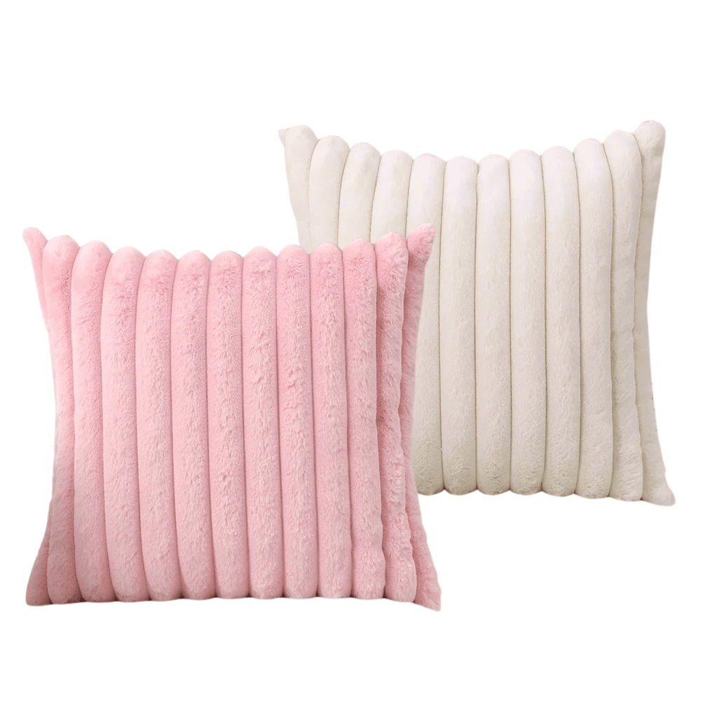 Plush Princess Faux Fur Pillow Cover Pillow Cover - Palatium Lux