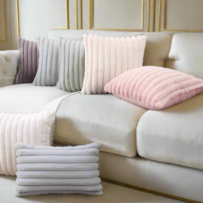 Plush Princess Faux Fur Pillow Cover Pillow Cover - Palatium Lux