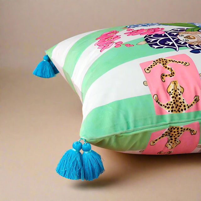 Porcelain & Pups Pillow Cover pillow covers - Palatium Lux