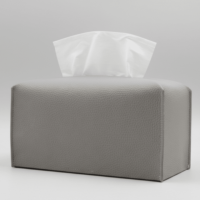 Pristine Leather Tissue Box Holder leather - Palatium Lux