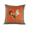 Red Orange Empress Pillow Cover pillow covers - Palatium Lux