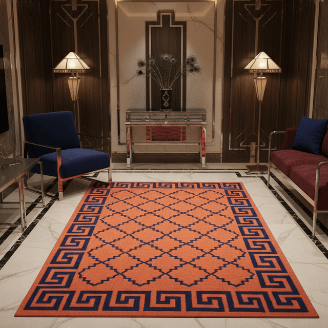 Regalia Handwoven Wool Rug - 5 x 8 - Palatium Lux