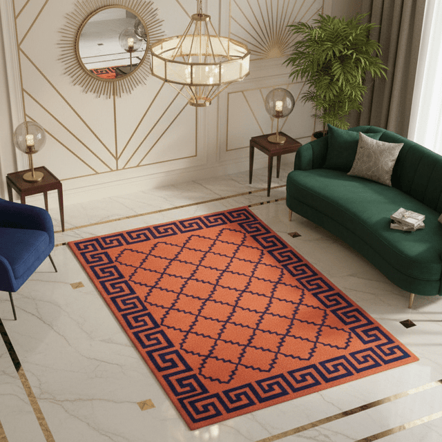 Regalia Handwoven Wool Rug - 5 x 8 - Palatium Lux