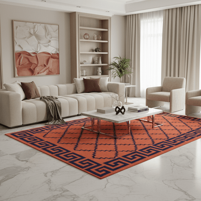 Regalia Handwoven Wool Rug - 5 x 8 - Palatium Lux