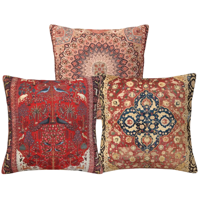 Rouge Reverie Velvet Pillow Covers pillow covers - Palatium Lux