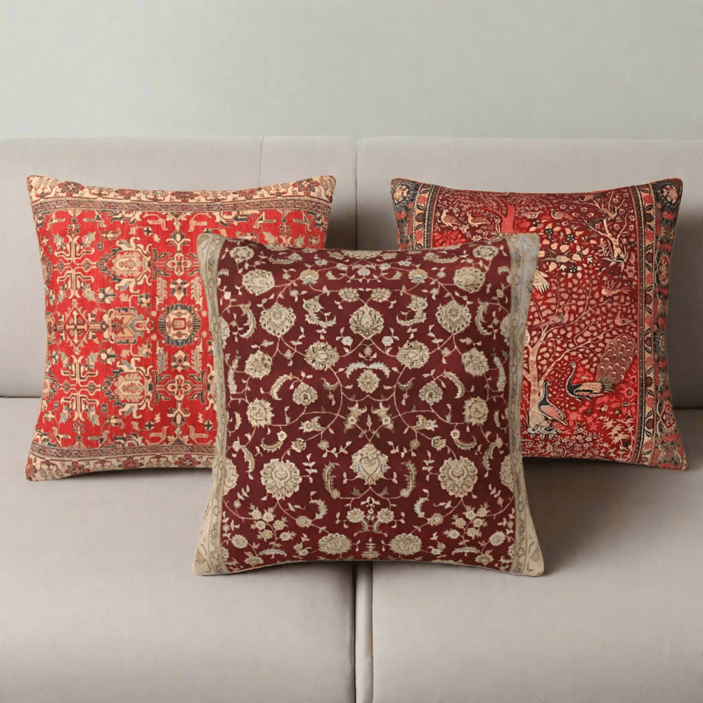 Rouge Reverie Velvet Pillow Covers pillow covers - Palatium Lux