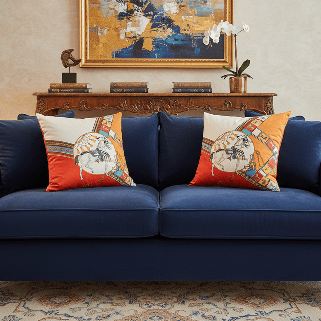 Royal Horse Pillow Cover pillow covers - Palatium Lux