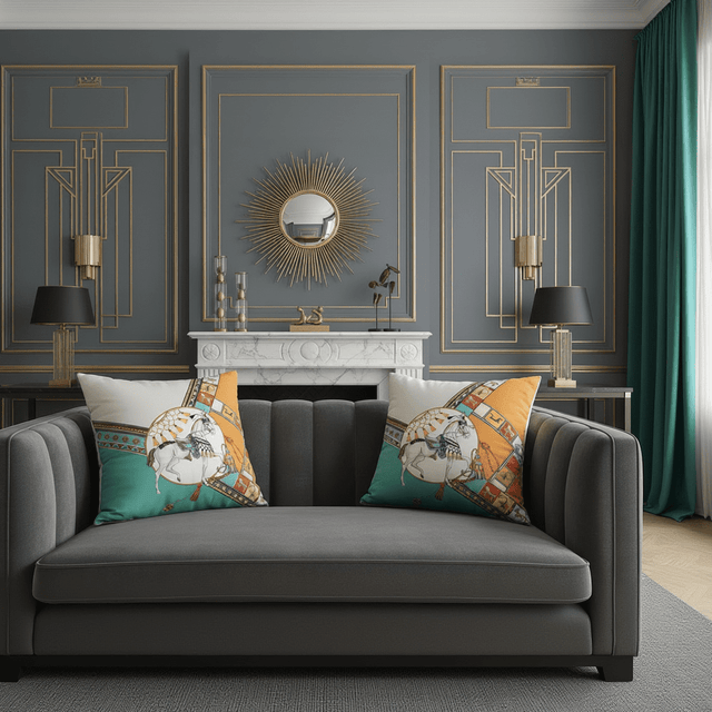 Royal Horse Pillow Cover pillow covers - Palatium Lux