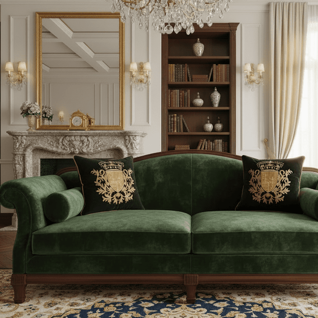 Royal Luxury Embroidery Velvet Pillow Cover pillow covers - Palatium Lux