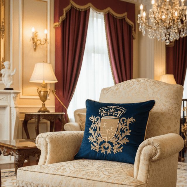 Royal Luxury Embroidery Velvet Pillow Cover pillow covers - Palatium Lux