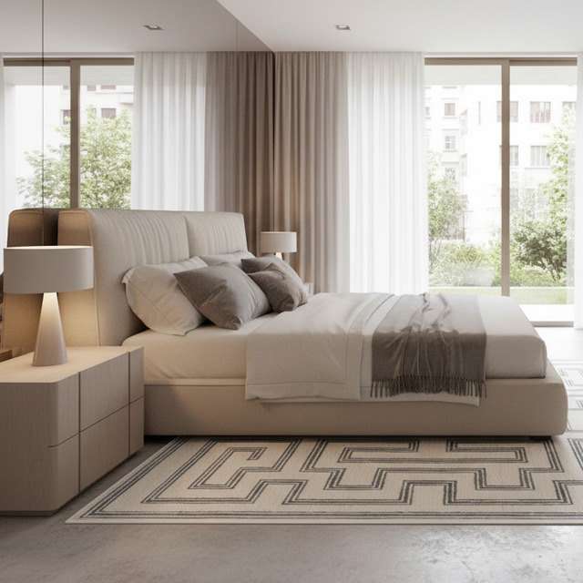 Forma Linea Hand Tufted Wool Rug - 5 x 7