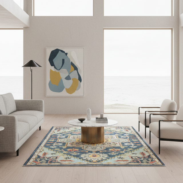 Darya Hand Tufted Wool Rug - 5 x 8