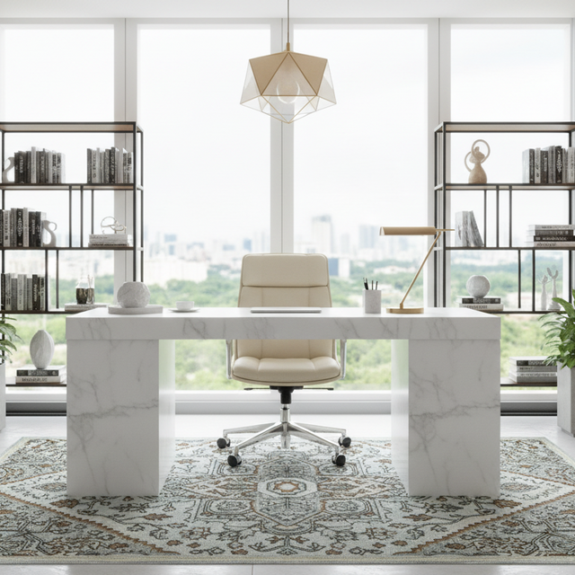 Parisa Hand Tufted Wool Rug - 5 x 8