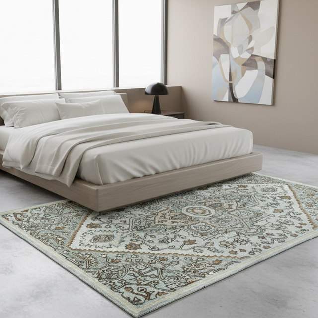 Parisa Hand Tufted Wool Rug - 5 x 8