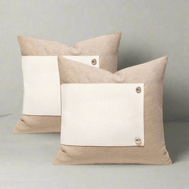 Sasha Beige Pillow Cover pillow covers - Palatium Lux