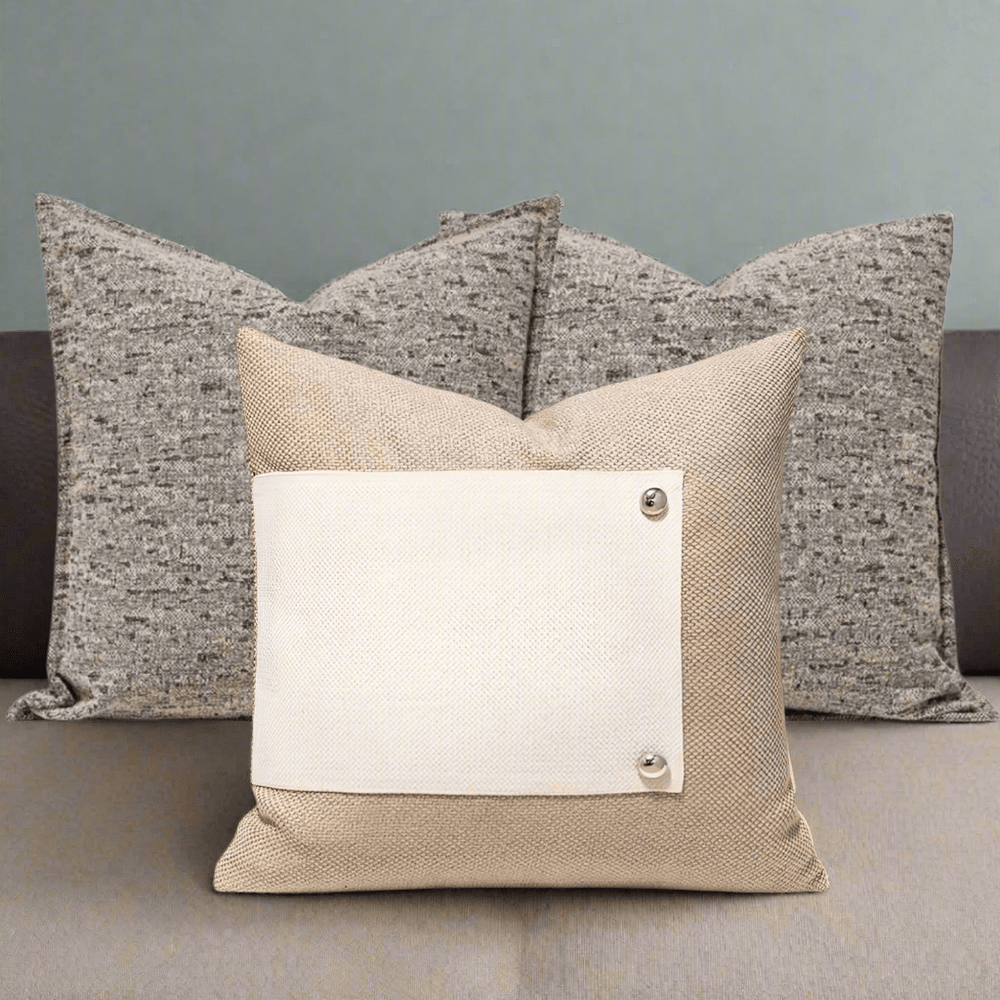 Sasha Beige Pillow Cover pillow covers - Palatium Lux