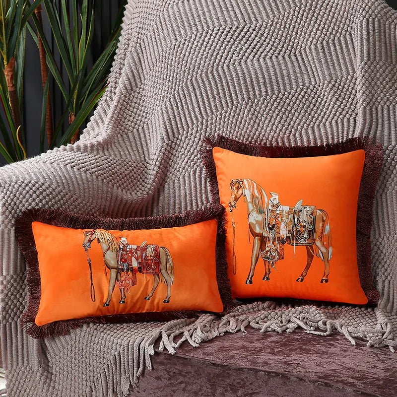 Cavalier Charm Pillow Cover pillow covers - Palatium Lux