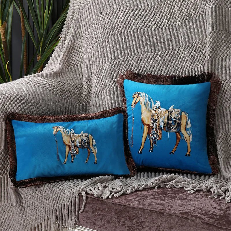 Cavalier Charm Pillow Cover pillow covers - Palatium Lux