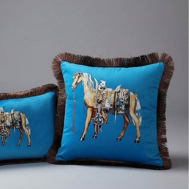 Cavalier Charm Pillow Cover pillow covers - Palatium Lux