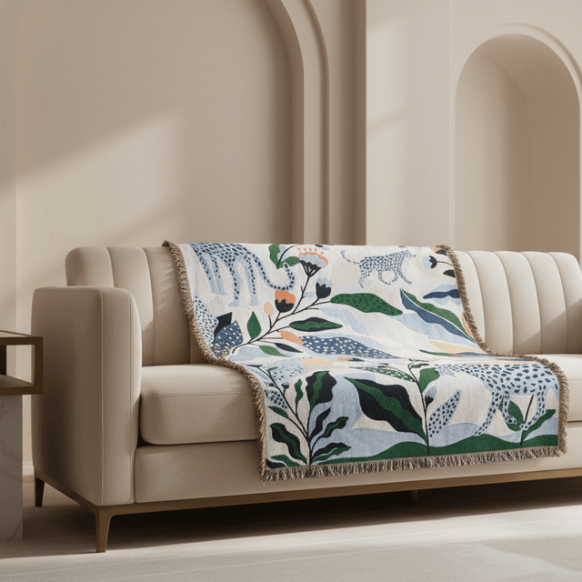 Savanna Reverie Throw Blanket - Palatium Lux