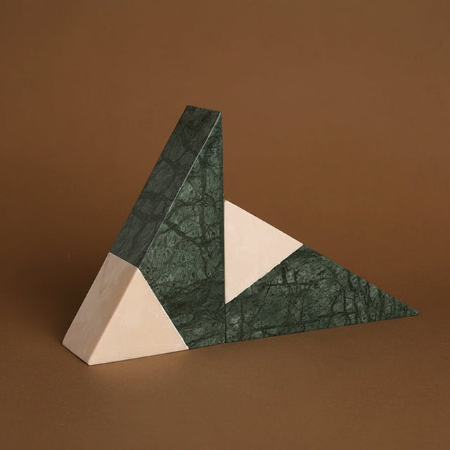 Serene Natural Marble Bookends Set - Palatium Lux