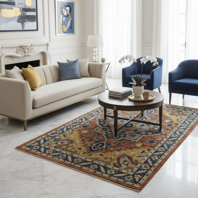 Shiraz Hand Tufted Wool Rug - 5 x 8 Rugs - Palatium Lux