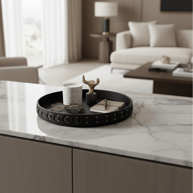 Sora Leather Display Tray tray - Palatium Lux