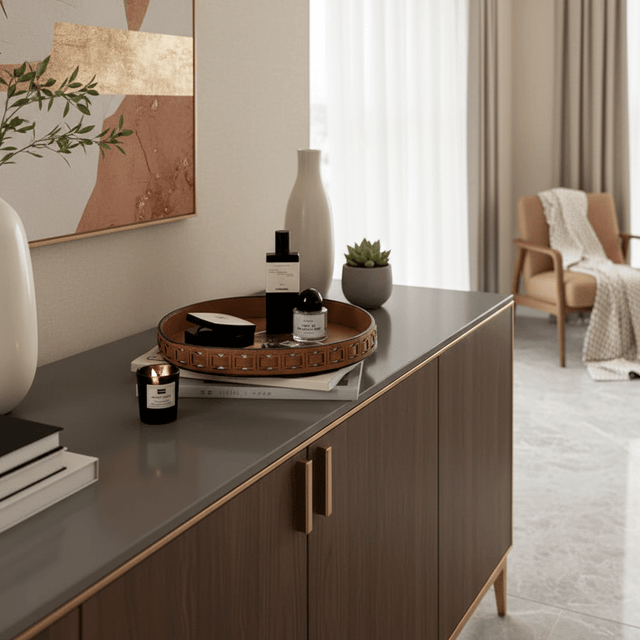 Sora Leather Display Tray tray - Palatium Lux