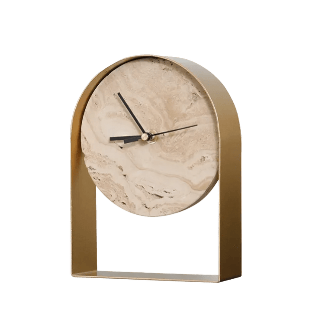 Tempus Petra Natural Stone Clock statue - Palatium Lux