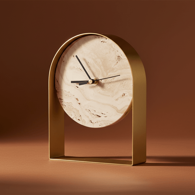 Tempus Petra Natural Stone Clock statue - Palatium Lux