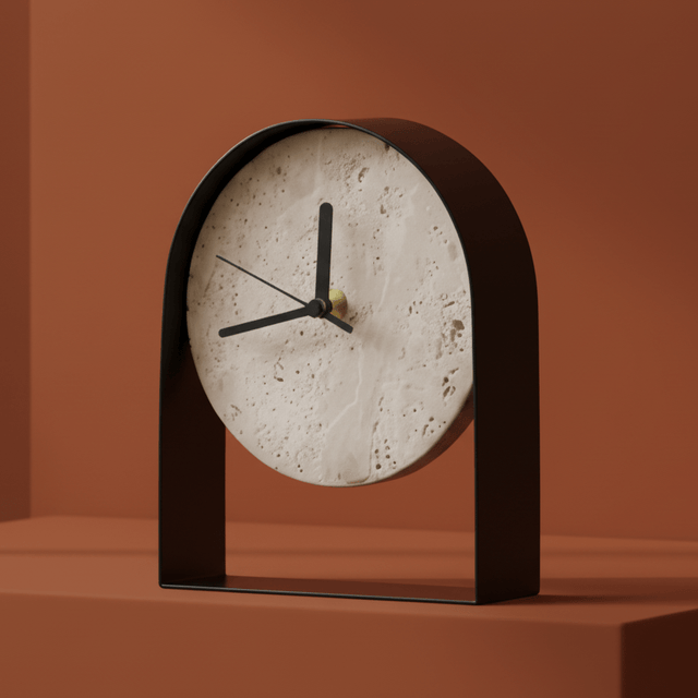 Tempus Petra Natural Stone Clock statue - Palatium Lux