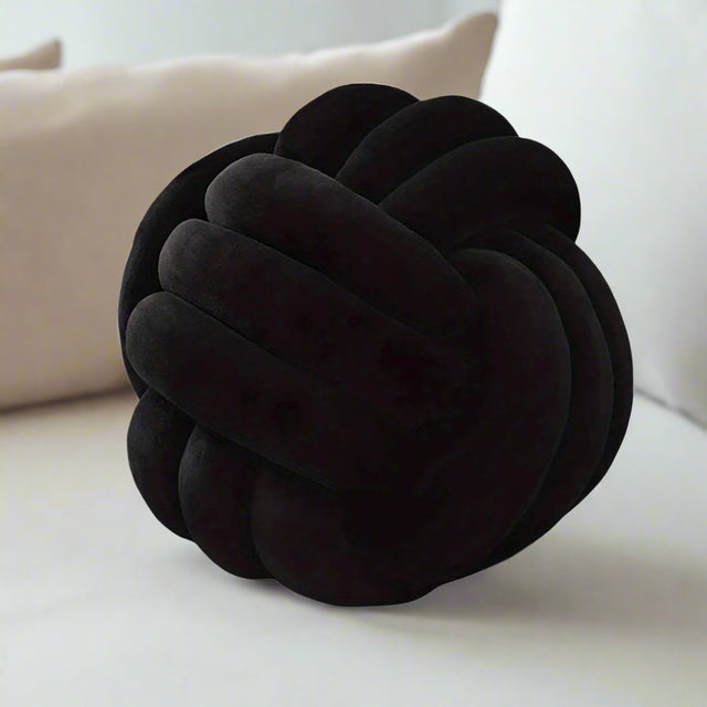 Cozy Knot Ball Pillow Pillow Cover - Palatium Lux