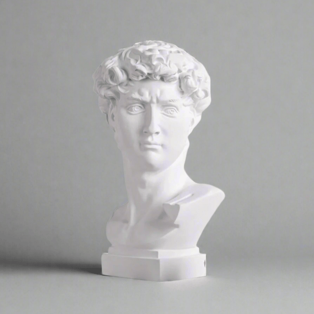 The Golden Glance David Resin Statue - Palatium Lux