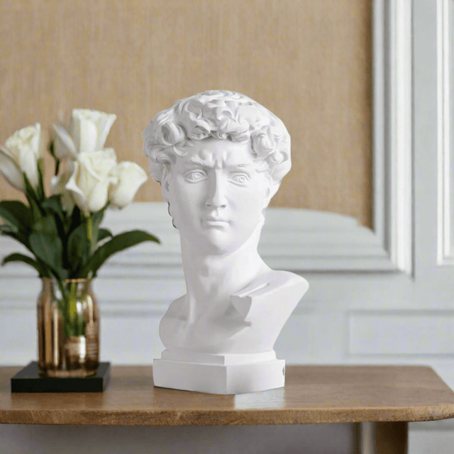 The Golden Glance David Resin Statue - Palatium Lux