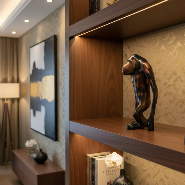 The Handsome Ape Resin Statue - Palatium Lux