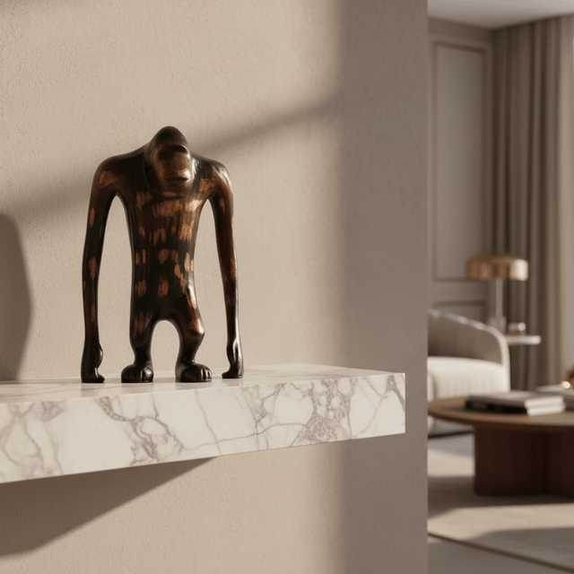 The Handsome Ape Resin Statue - Palatium Lux