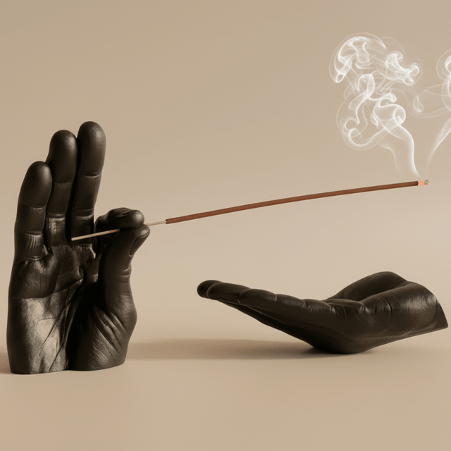 The Serenity Hands Incense Holder statue - Palatium Lux