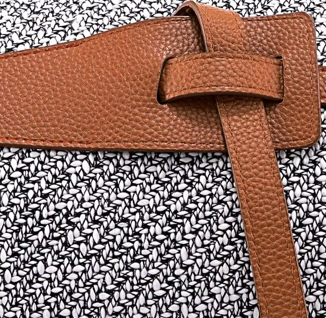The Small Leather Belt Pillow Cover pillow covers - Palatium Lux