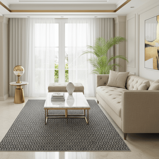 Vanta Handwoven Wool Rug - 5 x 8 Rugs - Palatium Lux