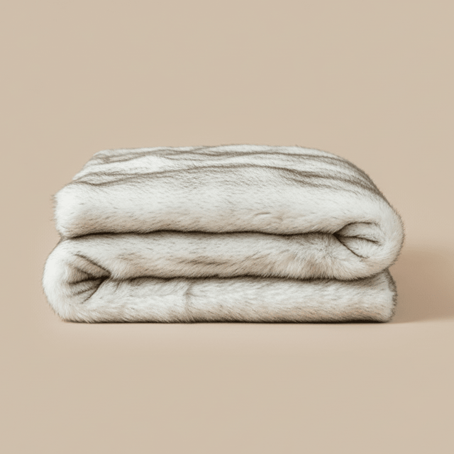 Velour Faux Fur Blanket blanket - Palatium Lux