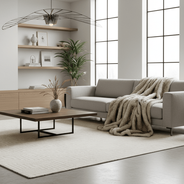 Velour Faux Fur Blanket blanket - Palatium Lux