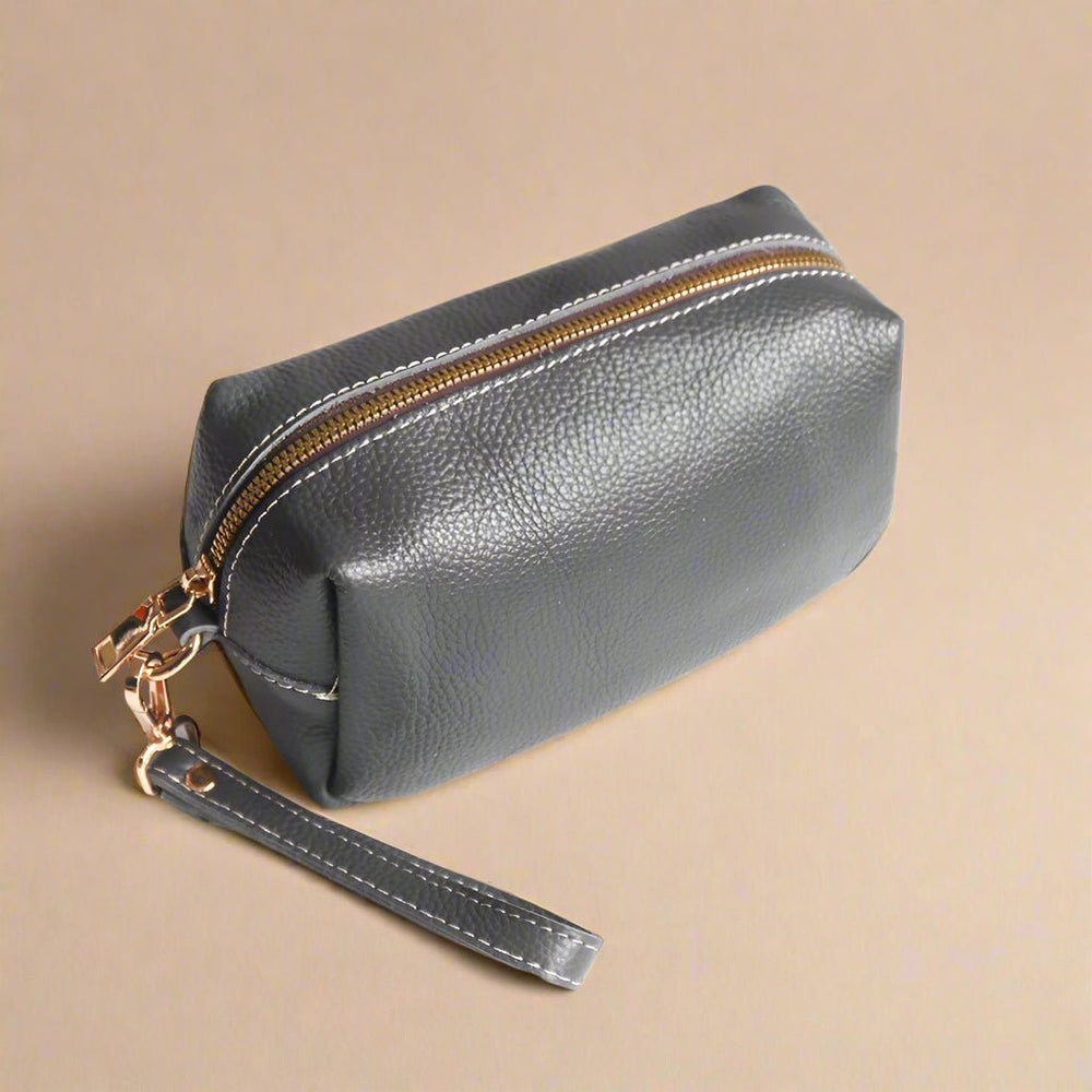Velour Voyage Toiletry Bag leather - Palatium Lux