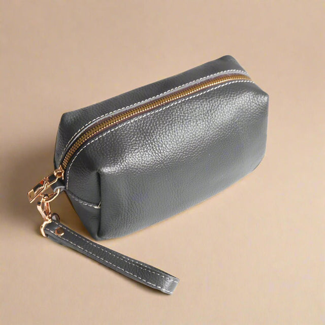 Velour Voyage Toiletry Bag leather - Palatium Lux
