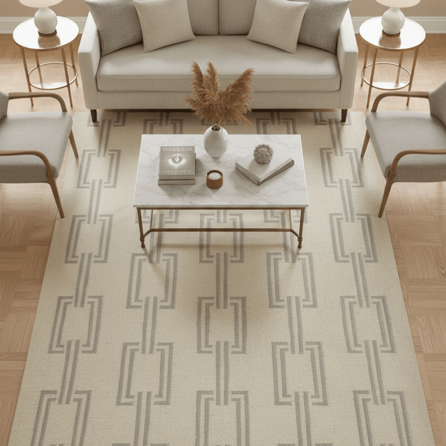 Via Aurelia Handwoven Wool Rug - 5 x 8 Rugs - Palatium Lux